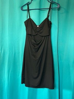 Black Spaghetti Strap Cut Out Dress - Womens